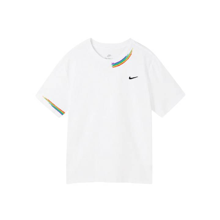 Nike Nike Sportswear T Shirts Unisex White Crew Neck Moderate