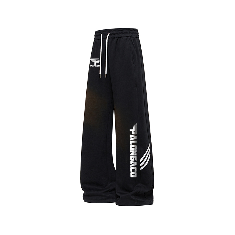 PAL ONGACO Casual Pants Unisex Moderate Straight Fit Pants