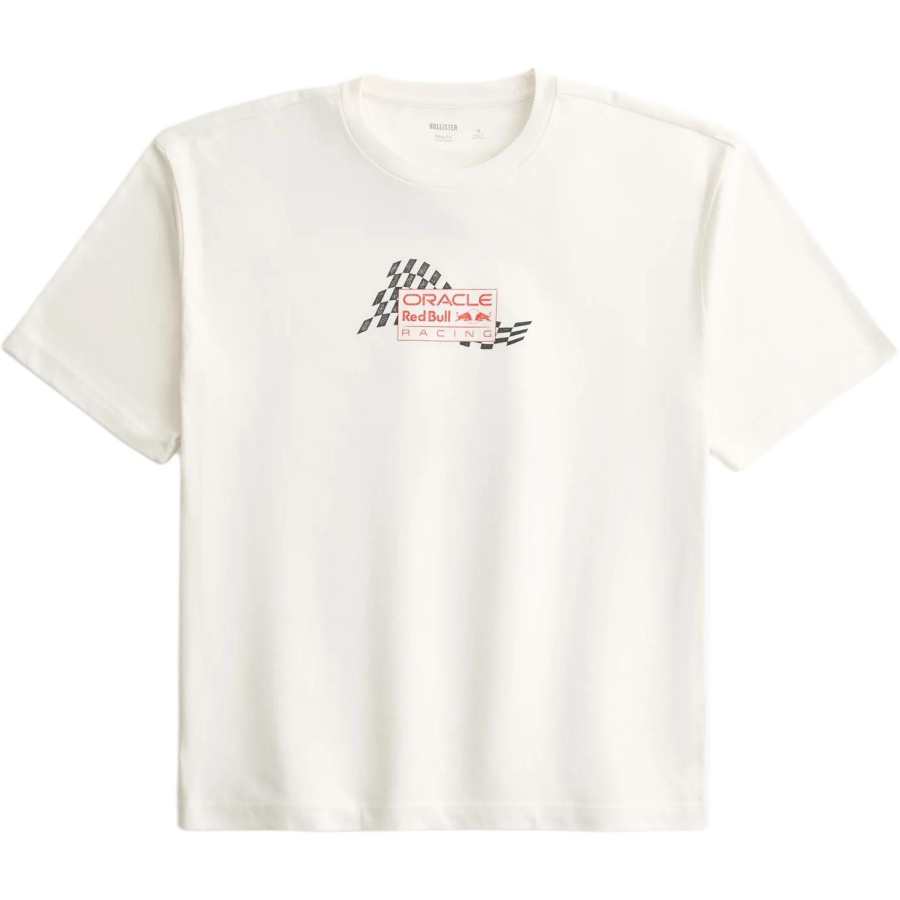 Hollister/ T Shirts Men's White Crew Neck