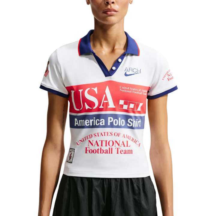 Nike Nike Polo Shirts Women's White Lapel Moderate