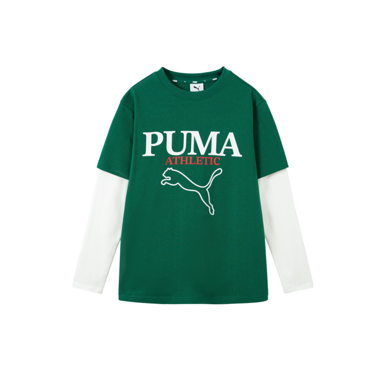 PUMA Kids T Shirts Crew Neck Moderate