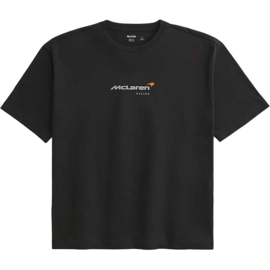 Hollister/ T Shirts Men's Black Crew Neck Moderate