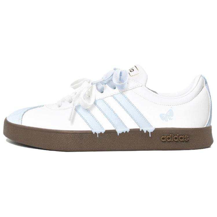 Adidas Adidas Vl Court Classic Skateboard Shoes Unisex Low Top White