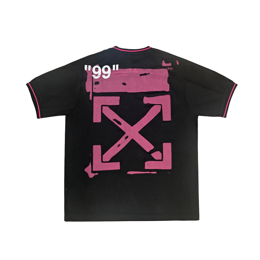 OFF-WHITE OFF WHITE T Shirts Unisex Black Crew Neck Moderate Heavyweight