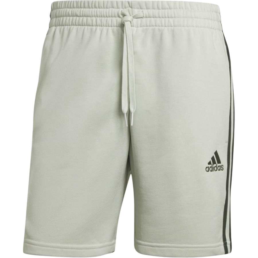 Adidas Adidas 3 Stripes Casual Shorts Men's Linen Green/Oxidized Green Moderate
