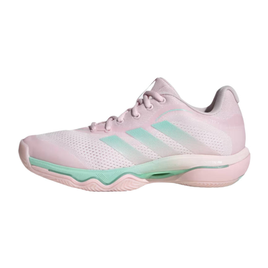 Adidas Adidas Volleyball Shoes Women's Low Top Light Pink/Mint Green/Metal Silver