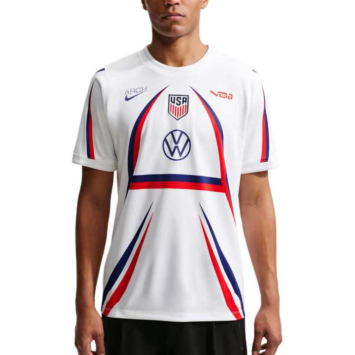 Nike Nike Academy Soccer Jerseys Men's White/Dark Royal Blue/Dark Royal Blue Crew Neck Moderate