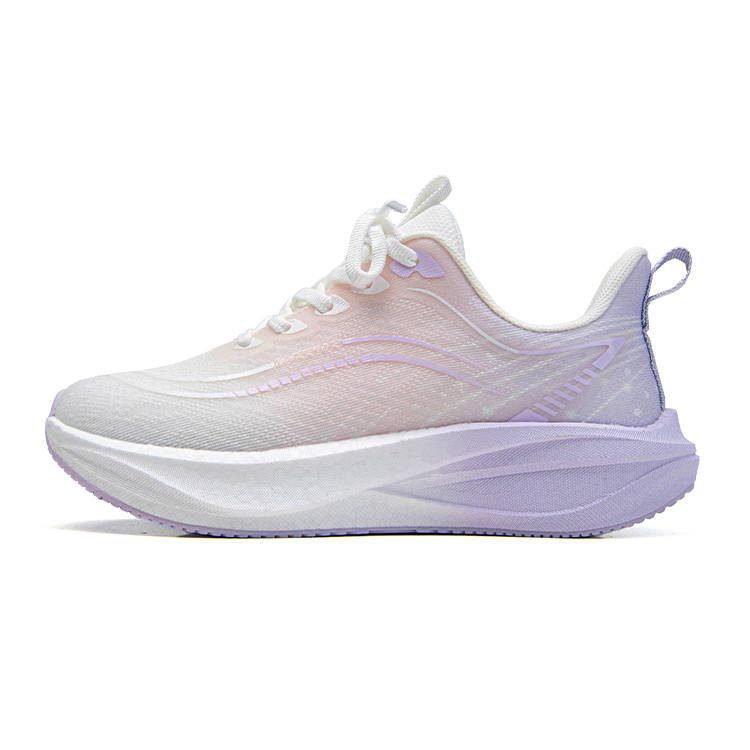 WARRIOR Running Shoes Women's Low Top White Purple Pink
