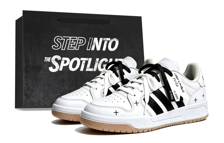 Adidas Adidas ENTRAP Skateboard Shoes Unisex Low Top Black White