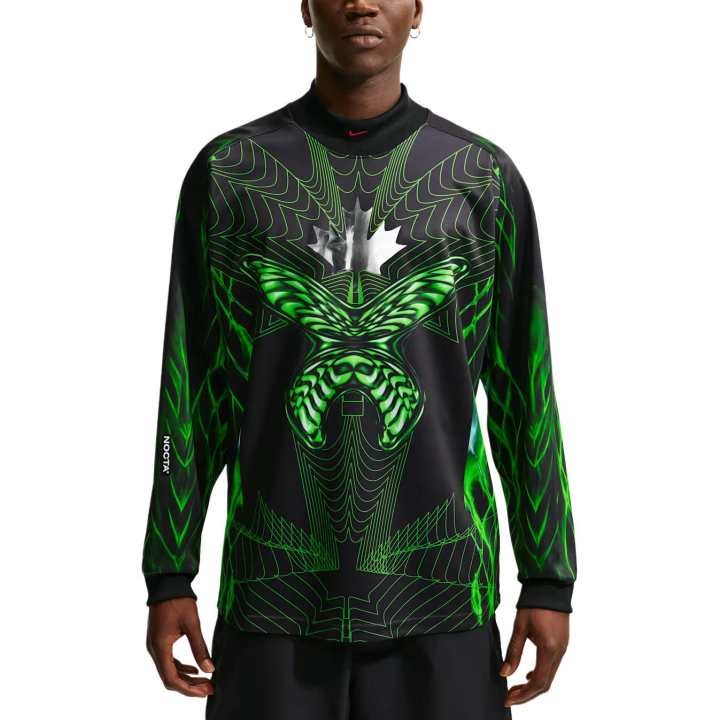 Nike Nike X Nocta Soccer Jerseys Unisex Green/Black Stand Collar Moderate