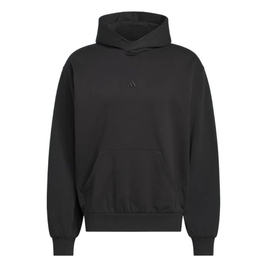 Adidas Adidas BASKETBALL Sweatshirts Unisex Black Hooded Non Detachable Moderate