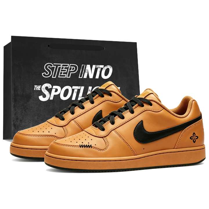 Nike Nike EBERNON Skateboard Shoes Men's Low Top Brown/Black