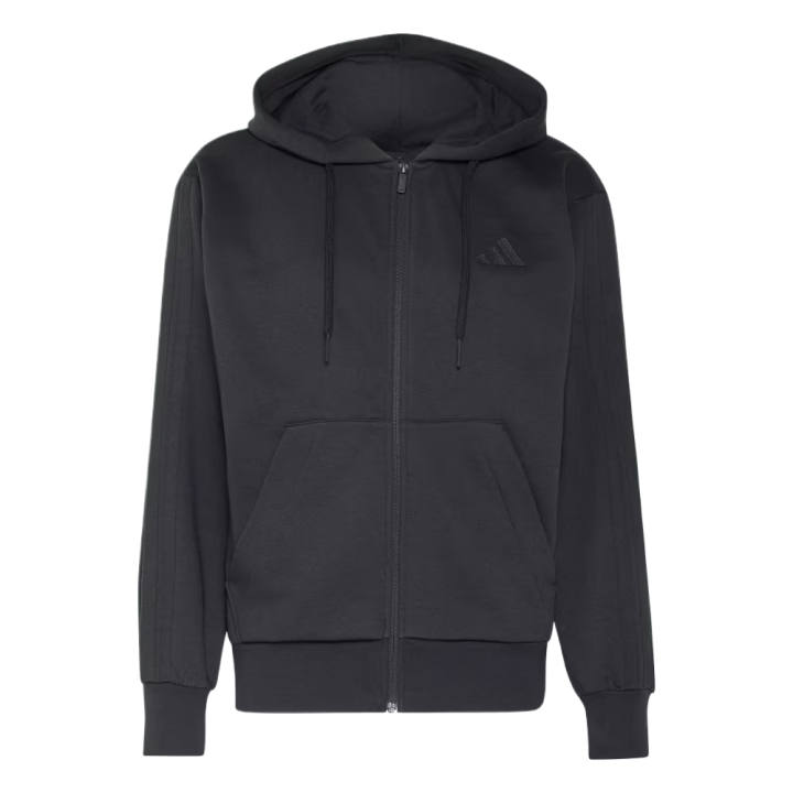 Adidas Adidas ESSENTIALS Sweatshirts Men's Black Hooded Non Detachable Moderate