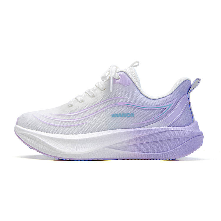 WARRIOR Running Shoes Women's Low Top White Purple