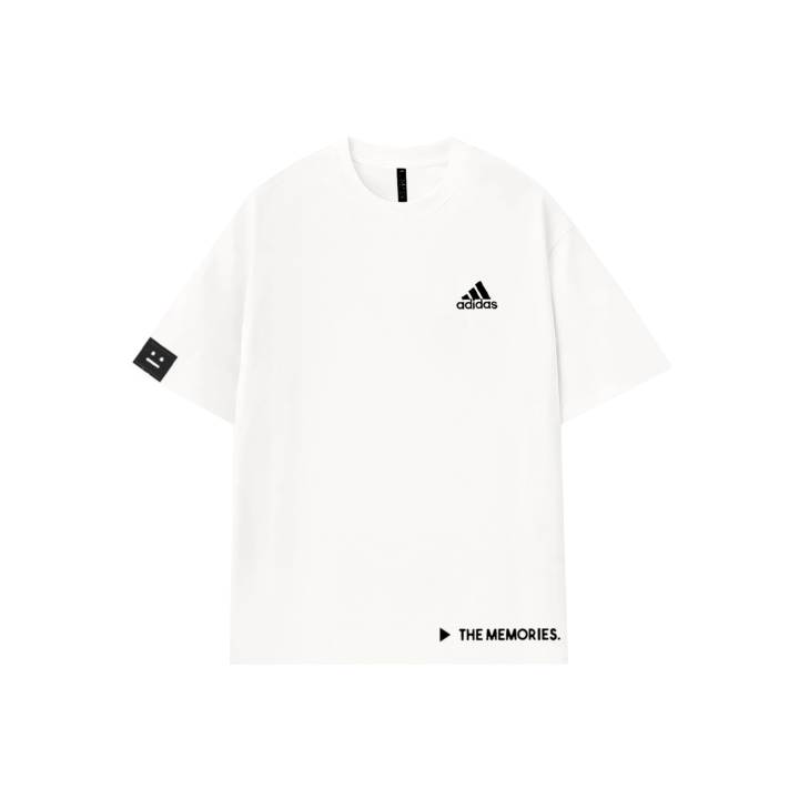 Adidas Adidas MUST HAVES T Shirts Unisex White Simple Style Crew Neck Moderate