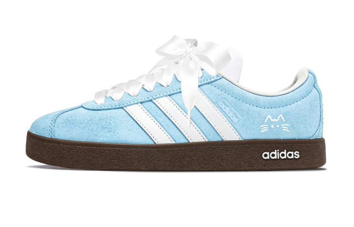 Adidas Adidas Vl Court Classic German Army Trainers Unisex Low Top Blue/White
