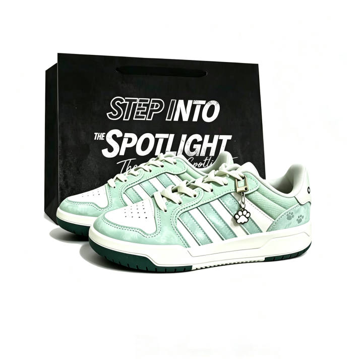 Adidas Adidas ENTRAP Skateboard Shoes Unisex Low Top White Green