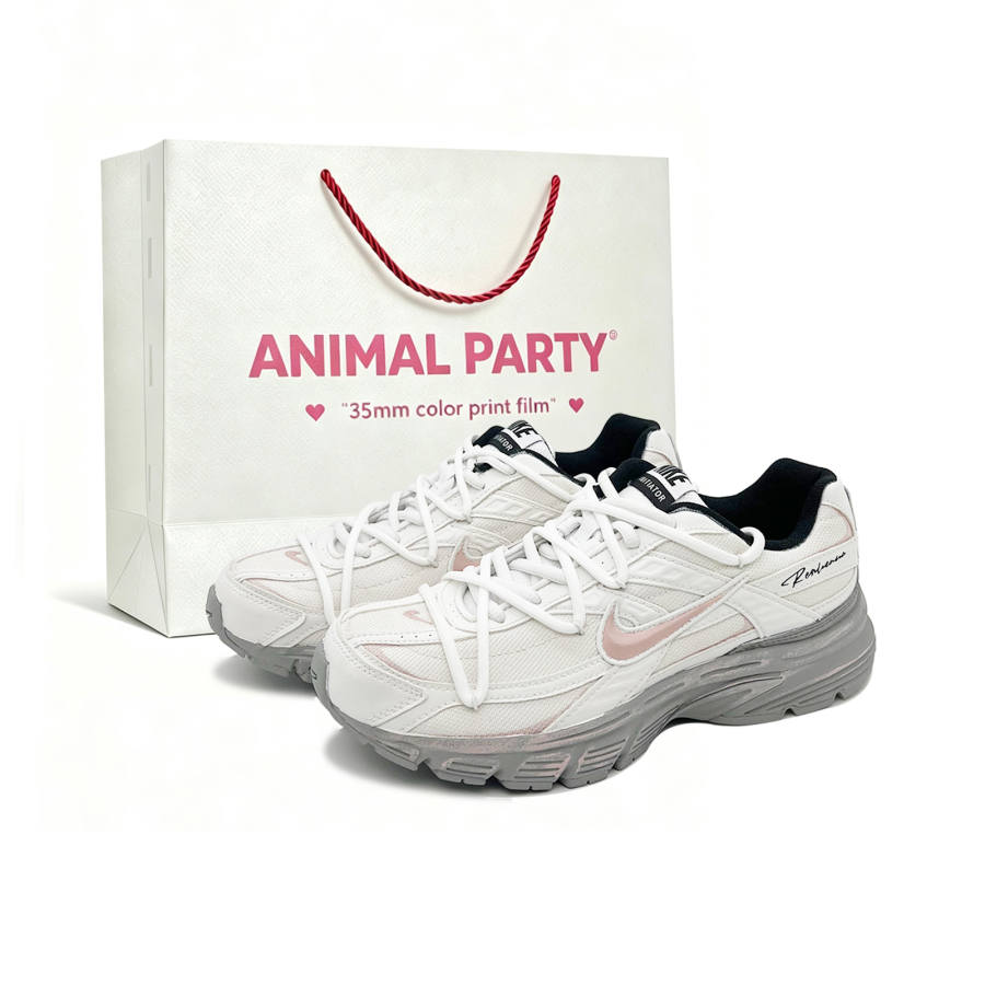Nike Nike Initiator Running Shoes Unisex Low Top Ecru Gray Pink