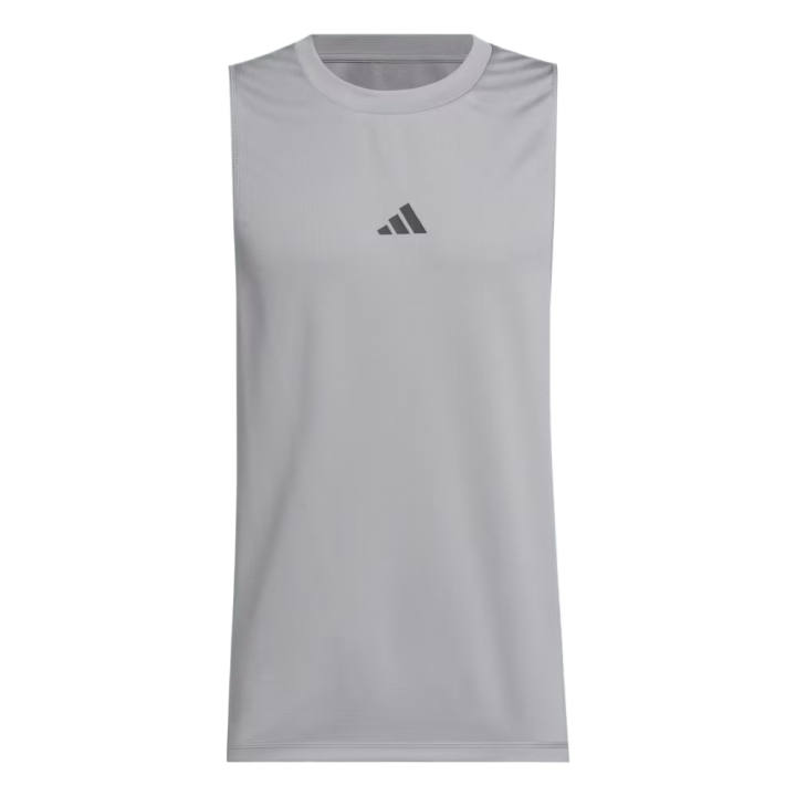Adidas Adidas Basketball Jerseys Men's Gray Three Crew Neck Moderate