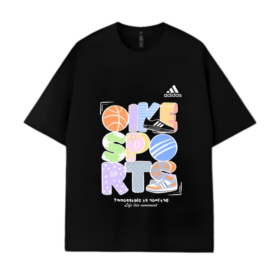 Adidas Adidas MUST HAVE T Shirts Unisex Black Crew Neck