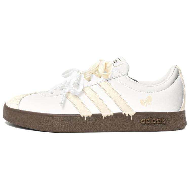 Adidas Adidas Vl Court Classic Skateboard Shoes Unisex Low Top White