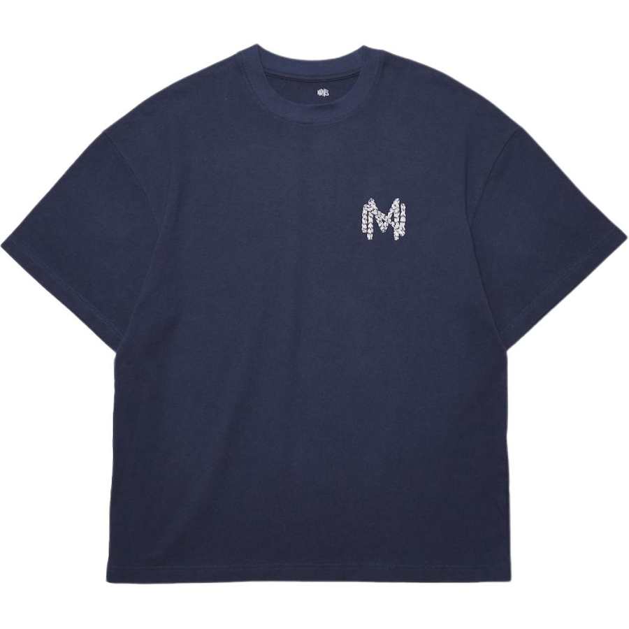 MADNESS T Shirts Men's Blue Crew Neck