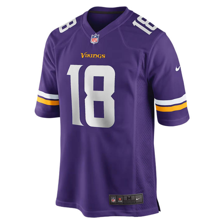 Nike Nike Rugby Jerseys Men's Palace Purple V Neck Moderate