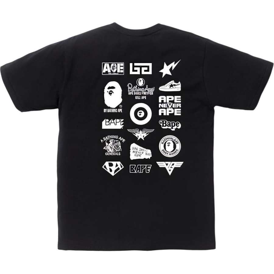 A BATHING APE A BATHING APE T Shirt Unisex Black