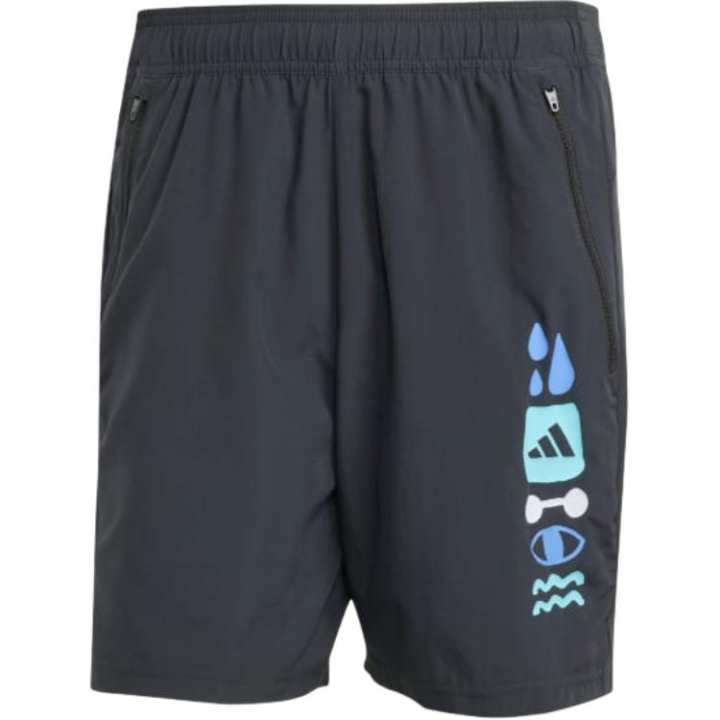 Adidas Adidas Casual Shorts Men's Black Moderate