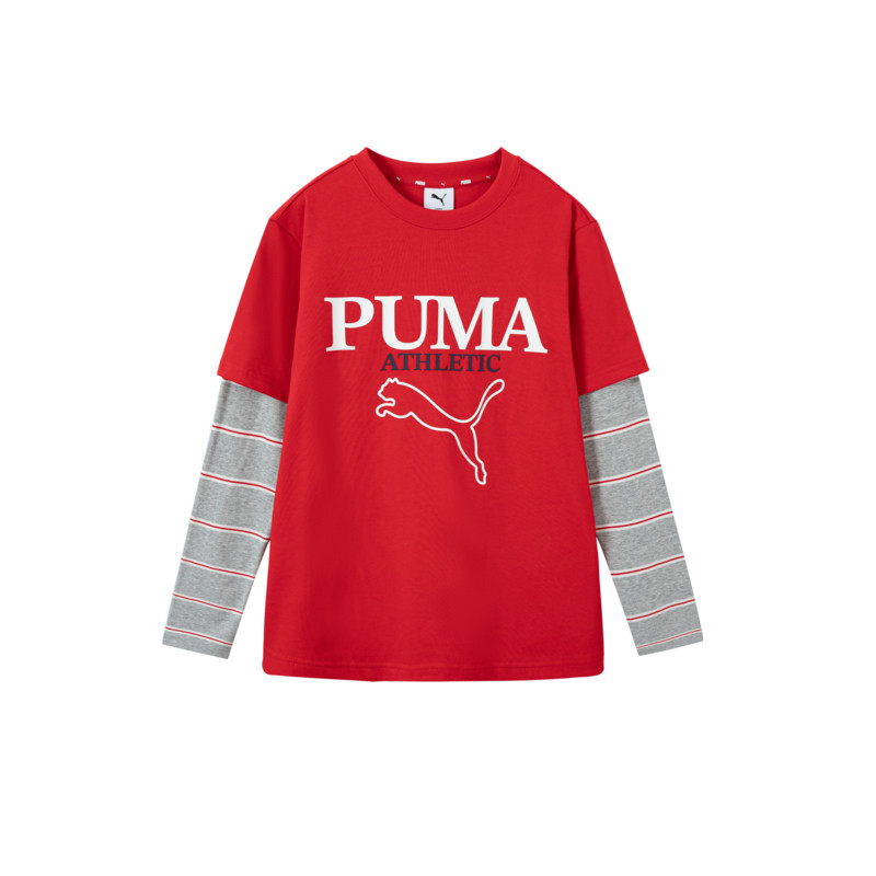 PUMA Kids T Shirts Crew Neck Moderate