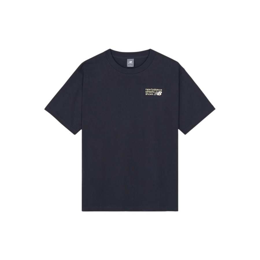 New Balance New Balance UNI Essential T Shirts Men's 03 Dark Marine Blue Crew Neck Moderate