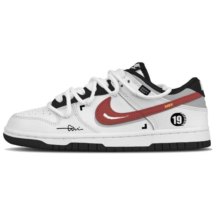 Nike Nike Dunk Skateboard Shoes Unisex Low Top Red