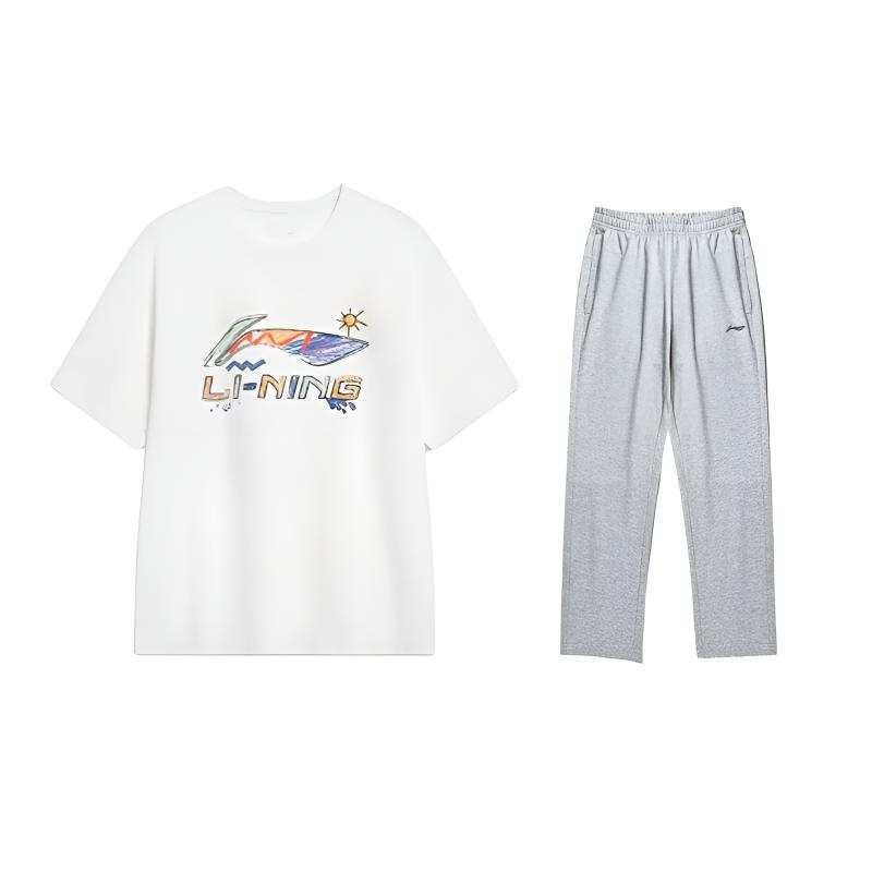 Li-Ning Li Ning Casual Sportswear Men's Crew Neck Moderate