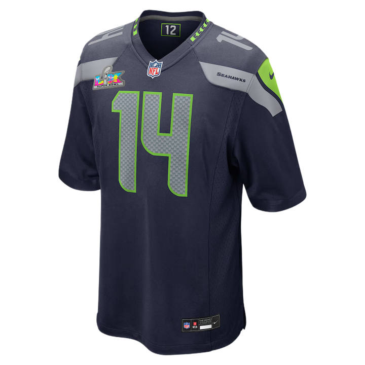 Nike Nike Rugby Jerseys Men's Marine Blue V Neck Moderate