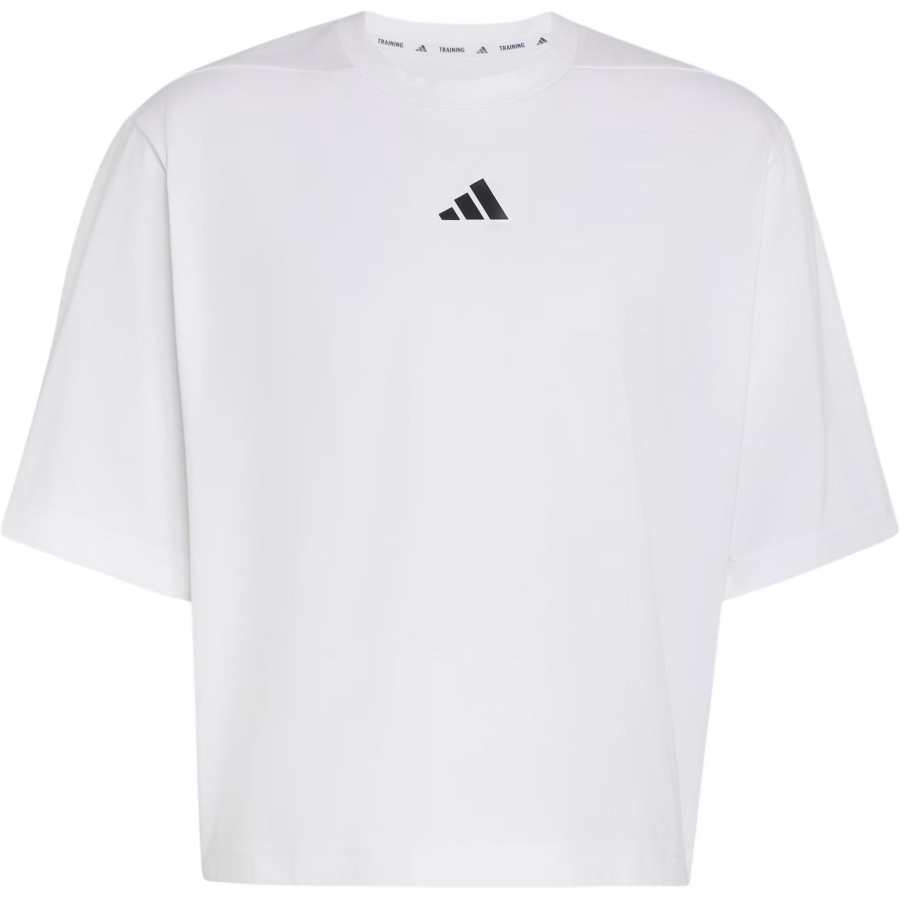 Adidas Adidas D4T T Shirts Men's White Crew Neck Moderate