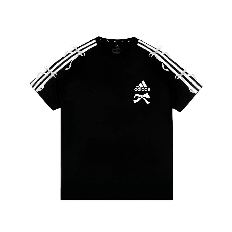 Adidas Adidas T Shirts Unisex Black Crew Neck Moderate