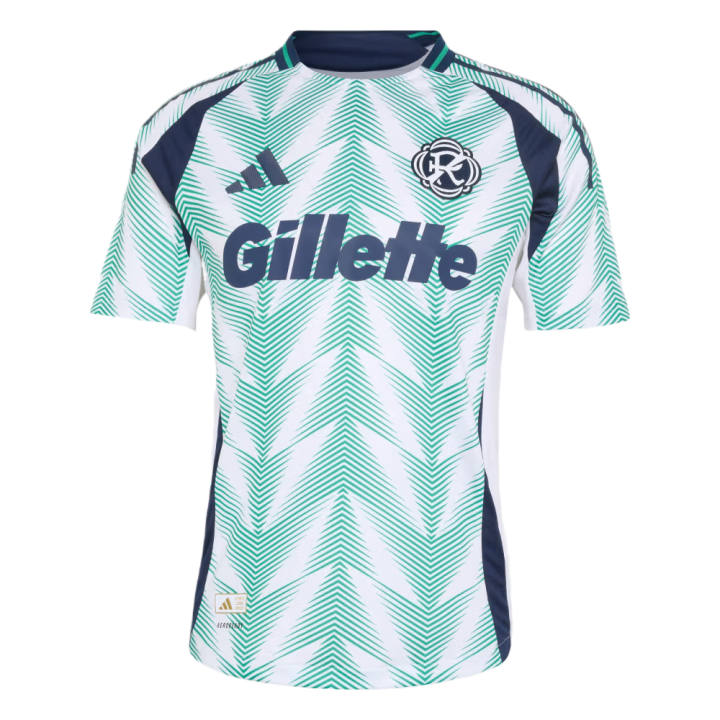 Adidas Adidas Soccer Jerseys Men's White/Midnight Indigo Crew Neck Moderate