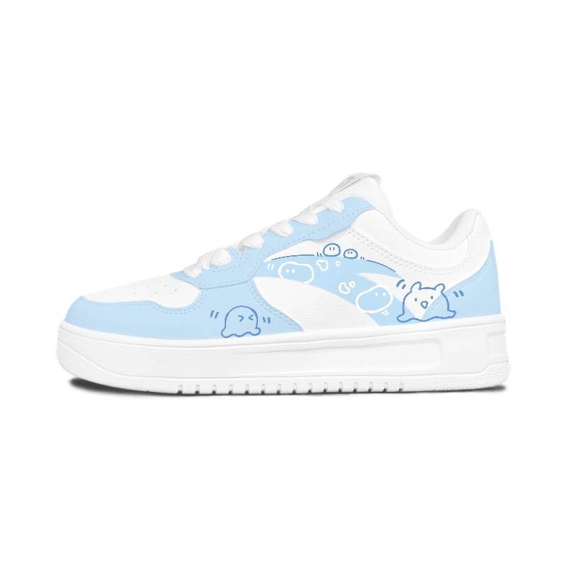 ANTA Skateboard Shoes Unisex Low Top White