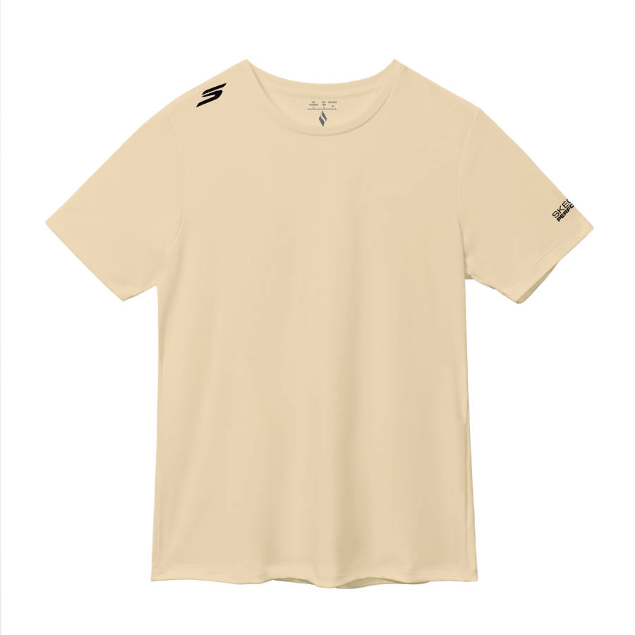 Skechers T Shirts Men's Meteorite Umber Crew Neck Thin