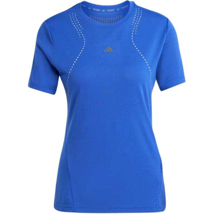 Adidas Adidas Fitness Clothing Women's Semi Transparent Blue Moderate