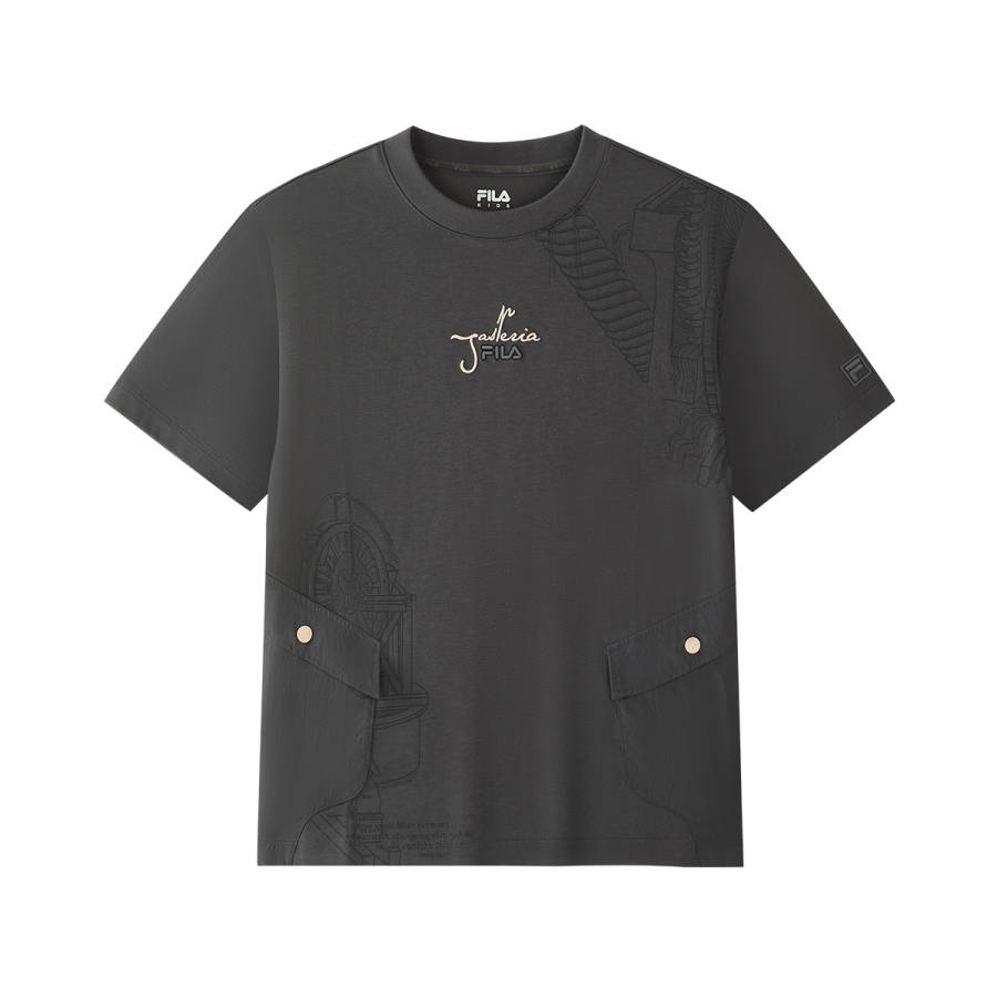 FILA KIDS T Shirts Crew Neck Moderate