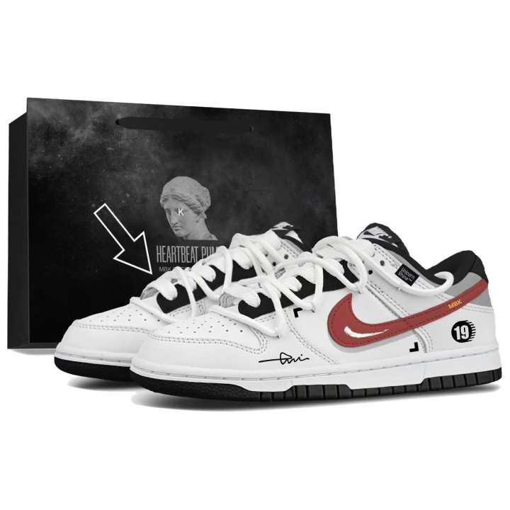 Nike Nike Dunk Skateboard Shoes Unisex Low Top Red