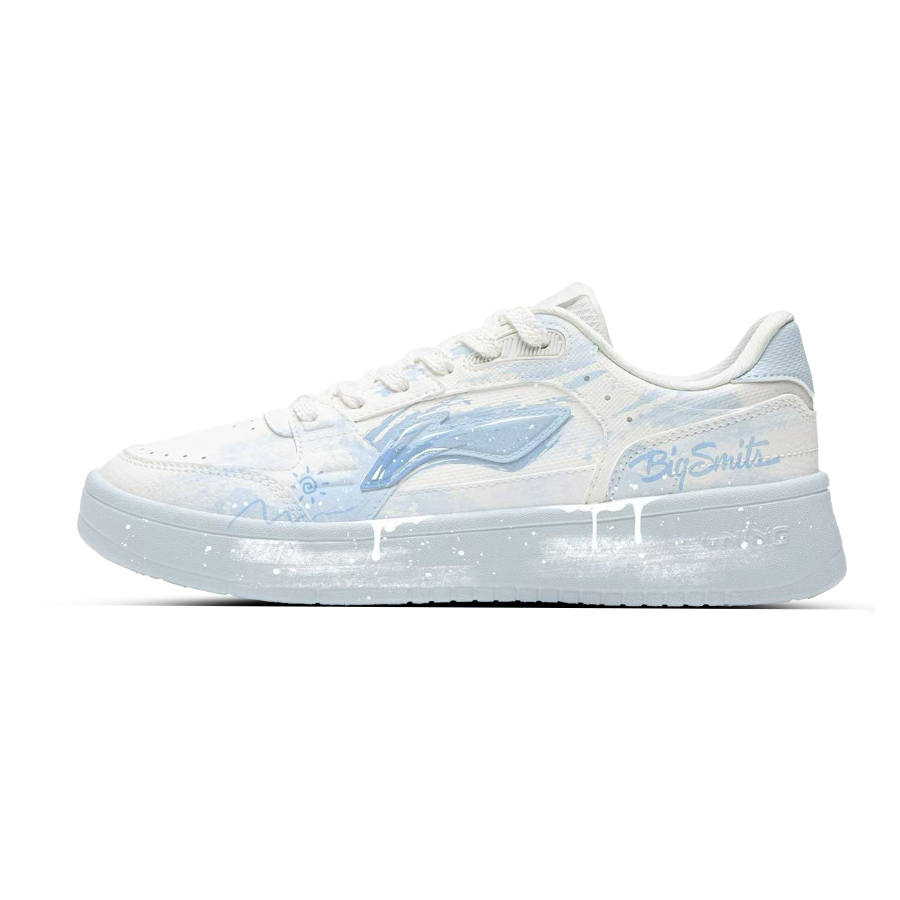 Li-Ning Li Ning Sycee Skateboard Shoes Women's Low Top White Blue