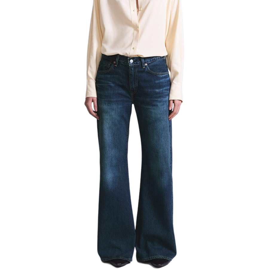 Levis Levis Jeans Women's Dark Blue Moderate Flared Pants