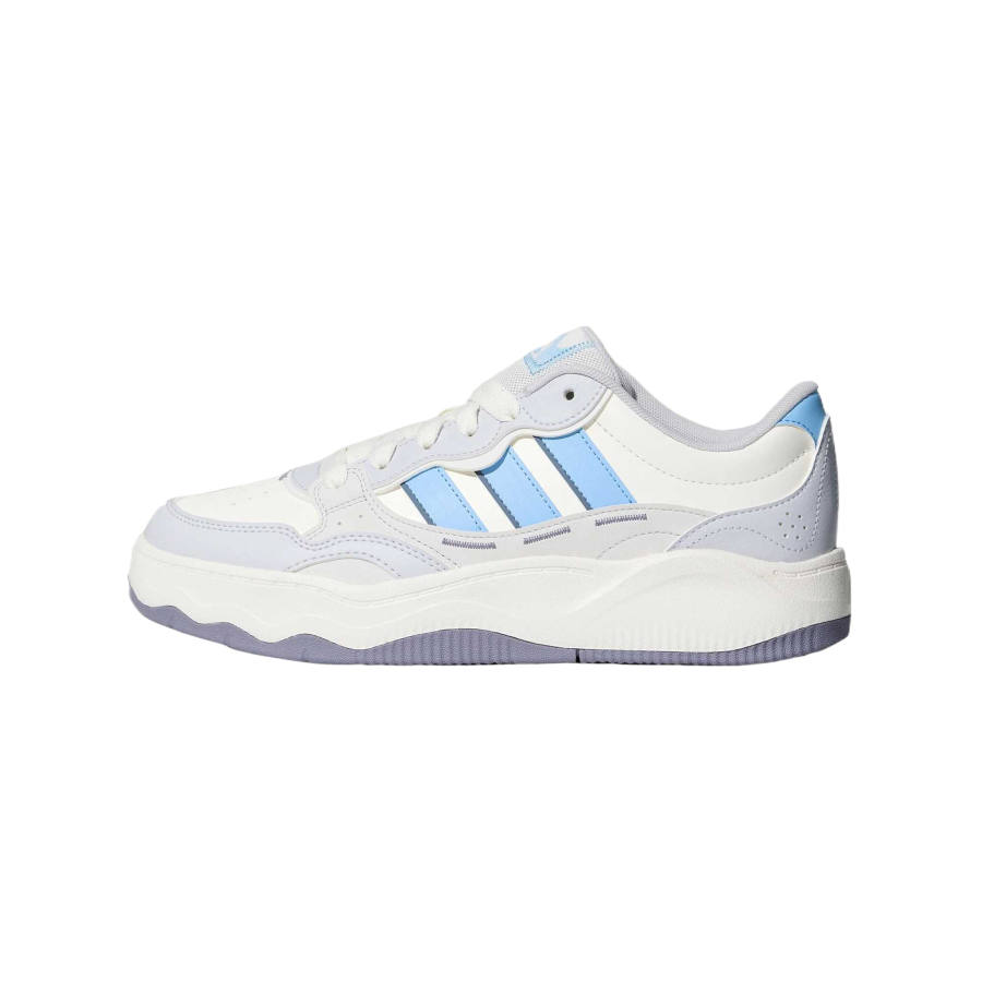 Adidas Adidas LITE SHUFFLE Skateboard Shoes Unisex Low Top Bright White/Blue/Pattern Gray