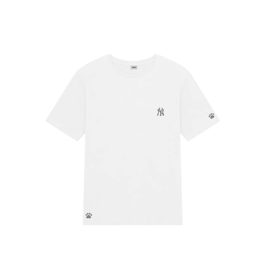 MLB MLB T Shirts Unisex White Crew Neck Thin Straight Fit