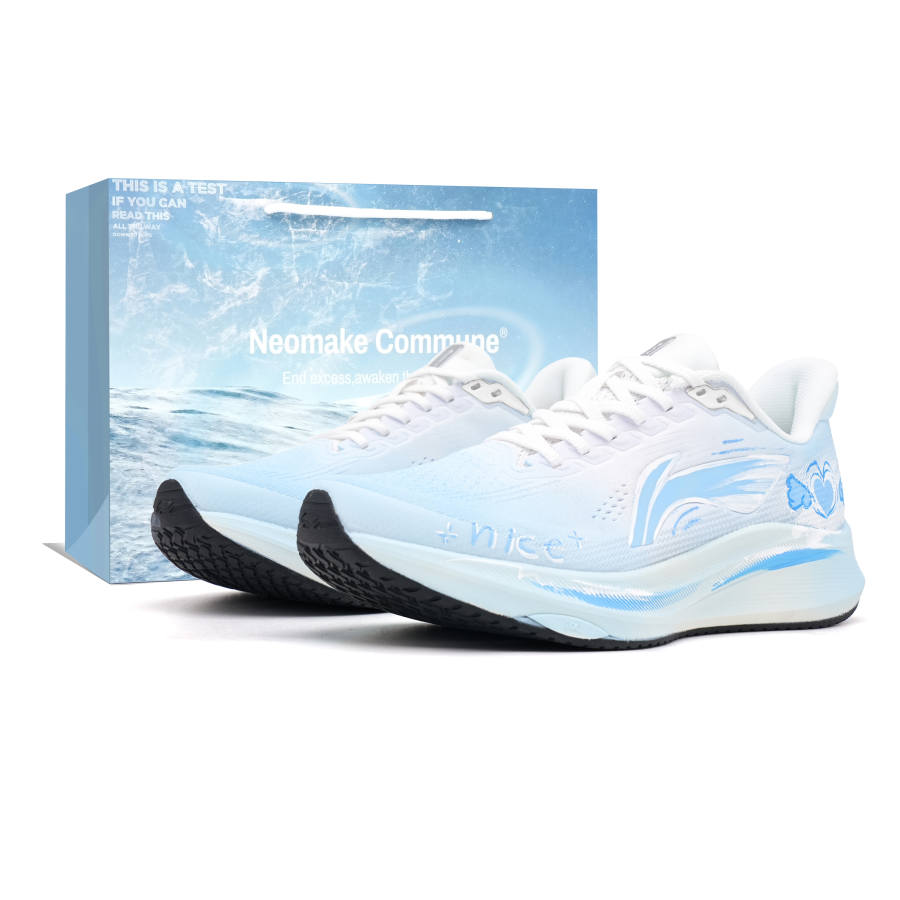Li-Ning Li Ning Red Hare 9 Cushioning Abrasion Resistant Low top Physical Fitness Test & Exam Running Shoes Women's