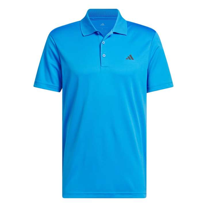 Adidas Adidas Performance Golf Clothing Men's Glossy Finish Blue Polo Collar Moderate