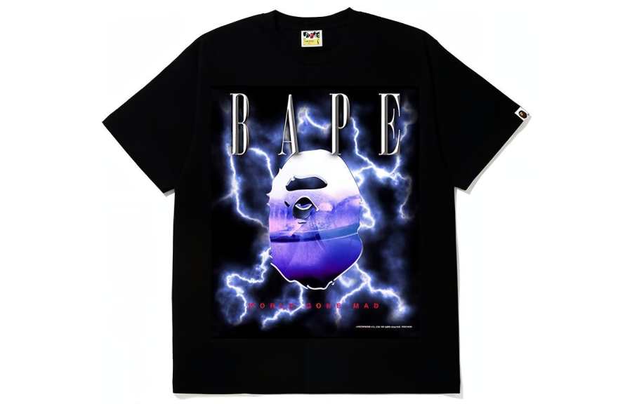 A BATHING APE Bape Lightning Tee