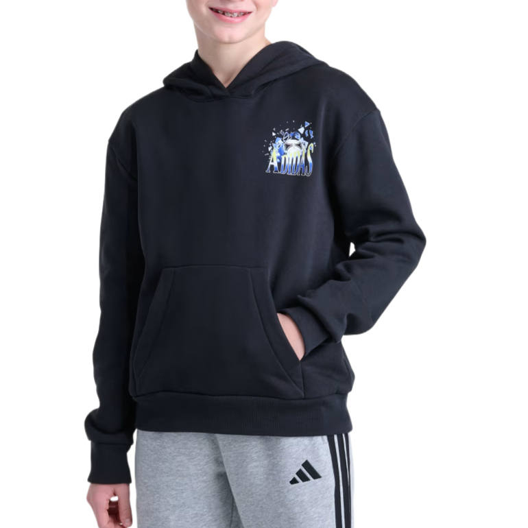 Adidas Adidas Kids' Sports Tops Hooded Non Detachable Moderate